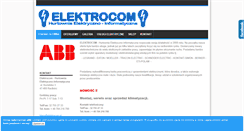 Desktop Screenshot of elektrocom.pl